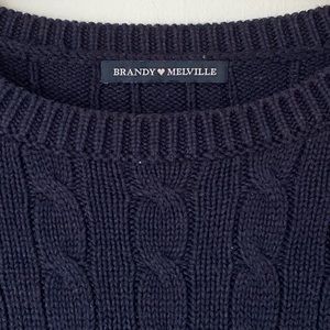 Brandy Melville Brianna Cable Knit 